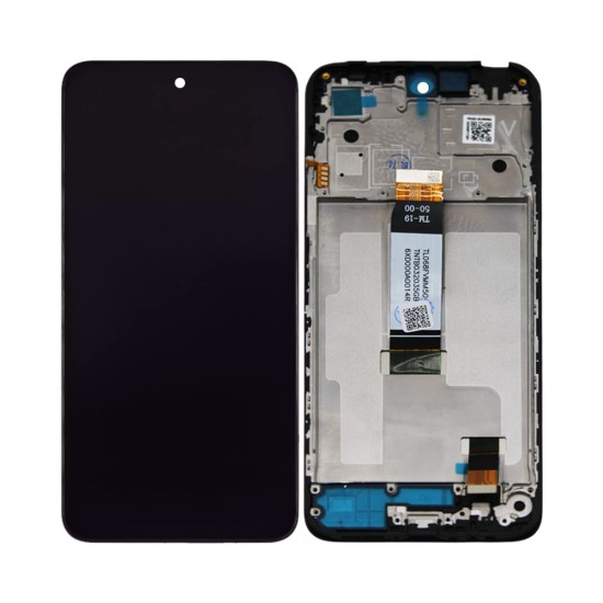 Touch+Display+Frame Xiaomi Redmi 12 4G/Redmi 5G Service Pack Preto